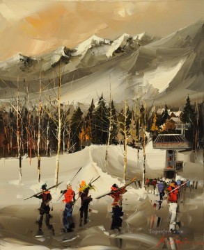 KG cityscape 06 Mountain Oil Paintings
